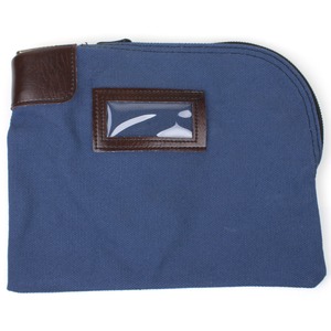 ControlTek Carrying Case Cash, Coin, Document, Check, Card - Blue