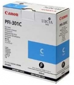 Canon (PFI-301C) Cyan Ink Tank (330 ml)