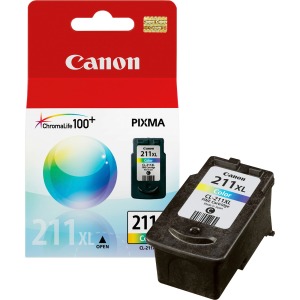 Canon CL-211XL Original Inkjet Ink Cartridge - Cyan, Magenta, Yellow - 1 Each