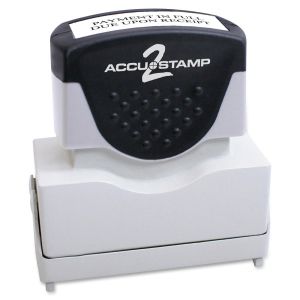 COSCO Accu-Stamp Pre-inked Custom Shutter Stamp