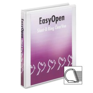 Cardinal EasyOpen Clearvue Slant D-Ring Binders