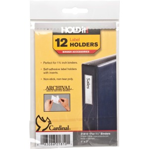 Cardinal HOLDit! Self-Adhesive Label Holders