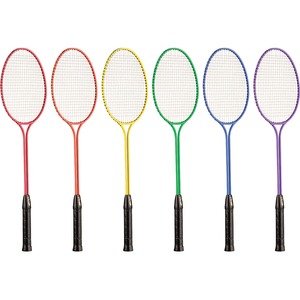 Champion Sports Tempered Steel Twin Shaft Badminton Racket Set