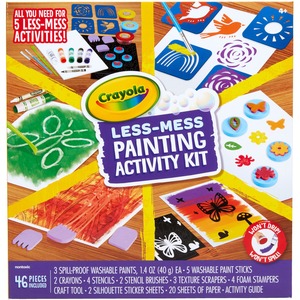 Crayola Less Mess Paint Set