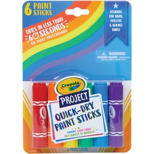 Crayola Project Quick-Dry Paint Sticks