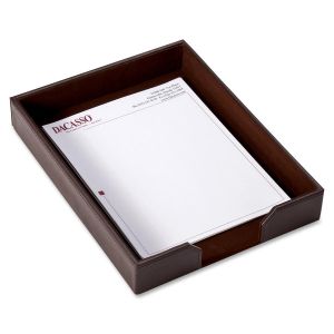 Dacasso Bonded Leather Letter Tray