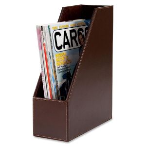 Dacasso Bonded Leather Magazine Rack