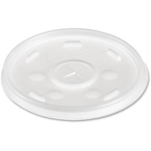 Dart Translucent Slotted Foam Cup Lids