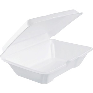 Dart Insulated Foam Hinged Lid Containers