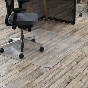 Deflecto Polycarbonate Chair Mat for Hard Floors