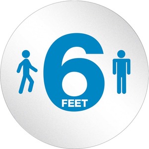 Deflecto StandSafe Personal Spacing Disks-6 Feet Apart