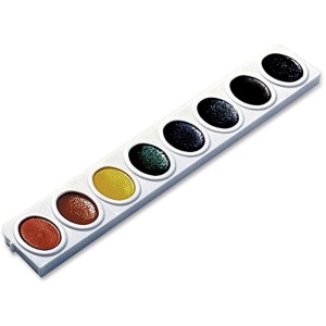 Prang Oval Pan Watercolors Set Refill Tray