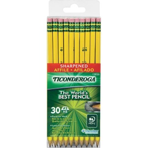Ticonderoga Pre-Sharpened No. 2 Pencils