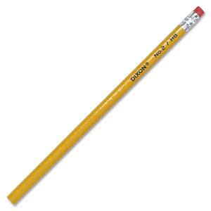 Dixon Woodcase No.2 Eraser Pencils