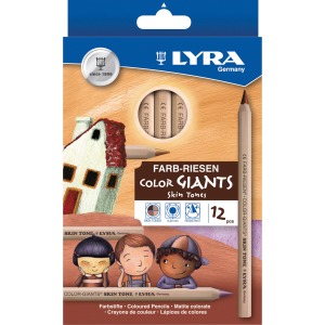 Lyra Color-Giants Skin Tone Colored Pencils