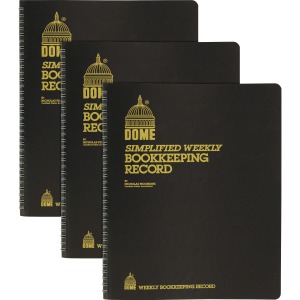 Dome Bookkeeping Record Book