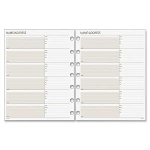 Day Runner TelephoneAddress Planner Pages