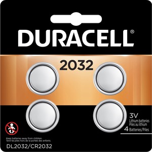 Duracell 2032 3V Lithium Battery 4-Packs