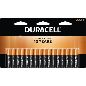 Duracell Coppertop Alkaline AAA Battery 16-Packs