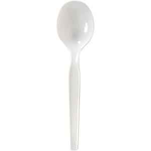 Dixie Heavy Medium-weight Disposable Soup Spoons Grab-N-Go by GP Pro