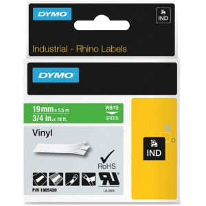 Dymo Colored 3/4" Vinyl Label Tape