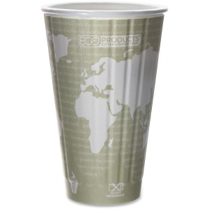 Eco-Products 16 oz World Art Insulated Hot Beverage Cups