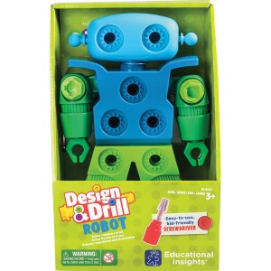 Educational Insights Design & Drill Robot Play Set