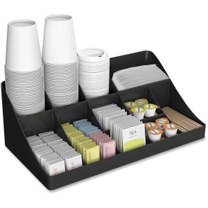 Mind Reader EMS Mind Coffee Condiment Organizer