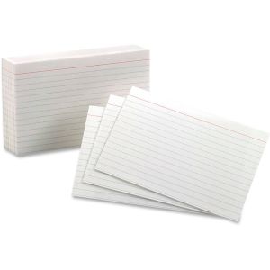 Oxford Ruled Index Cards