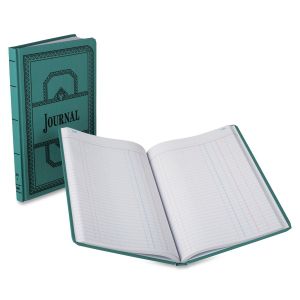 Esselte Blue Canvas Book, Journal-Ruled Printed Manual
