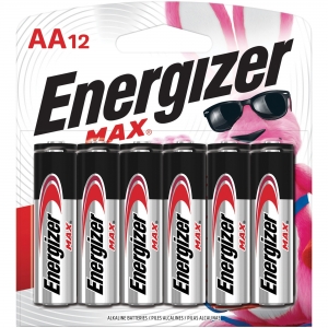 Energizer Max AA Alkaline Battery 12-Packs