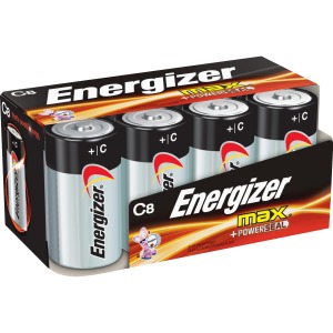 Energizer MAX Alkaline C Battery 8-Packs