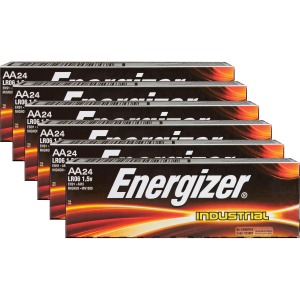 Energizer Industrial Alkaline AA Battery Boxes of 24