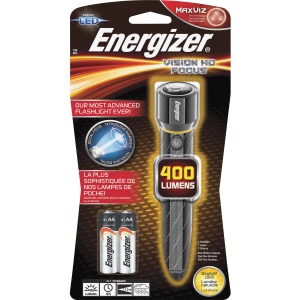 Energizer Vision HD Performance Metal Flashlight with Digital Focus