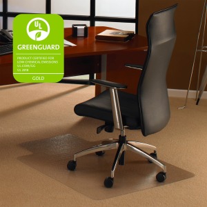 Ultimat® Polycarbonate Lipped Chair Mat for Carpets up to 1/2" - 48" x 53"