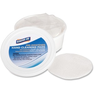 Genuine Joe Pre-moistened Hand Cleaning Pads