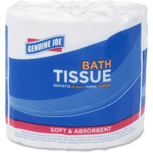 Genuine Joe 2-ply Standard Bath Tissue Rolls