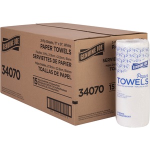 Genuine Joe 2-ply Paper Towel Rolls