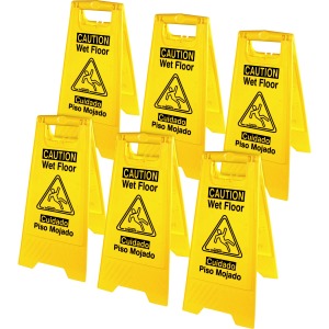 Genuine Joe Universal Graphic Wet Floor Sign