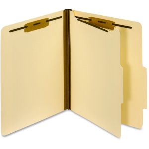 Globe-Weis 1-Divider Manila Classification Folders