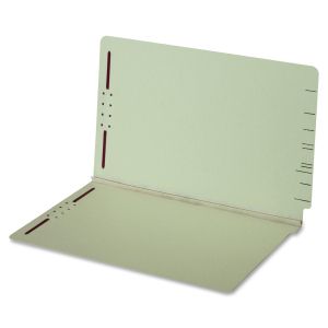 Globe-Weis End Tab Pressboard Folder with Fastener