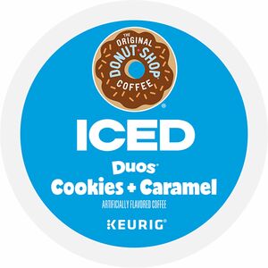 The Original Donut Shop® K-Cup Iced Duos Cookies and Caramel Coffee