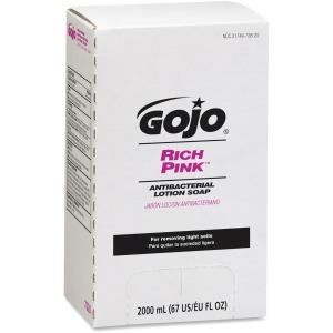 Gojo® Rich Pink Antibacterial Lotion Soap Refill