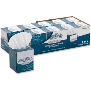 Angel Soft Ultra Professional Series Cube Box Facial Tissue