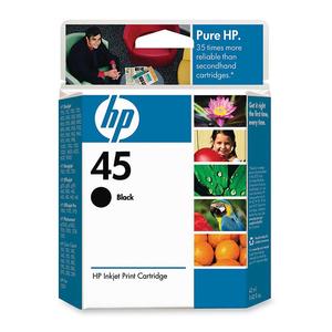 HP 45 (51645A) Original Inkjet Ink Cartridge - Single Pack - Black - 1 Each