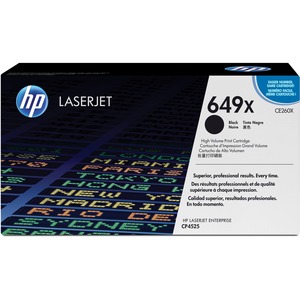 HP 649X (CE260X) Original Laser Toner Cartridge - Single Pack - Black - 1 Each