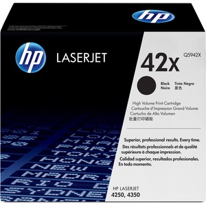 HP 42X (Q5942X) Original Laser Toner Cartridge - Single Pack - Black - 1 Each