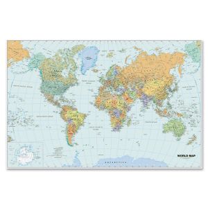 House of Doolittle Laminated World Map