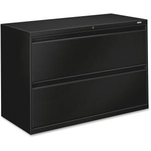 HON 800 Series Full-Pull Locking Lateral File - 2-Drawer