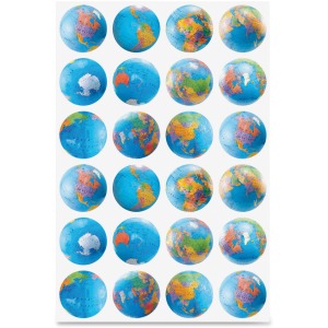 Hygloss Globes Stickers